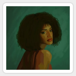 Angel Evangelista - Pose - Indya Moore Sticker